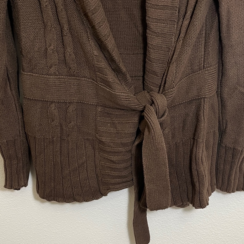 Caribbean Joe Brown Knit Cardigan - Picture 3 of 7